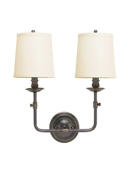 Logan 2-Light Wall Sconce in Old Bronze.